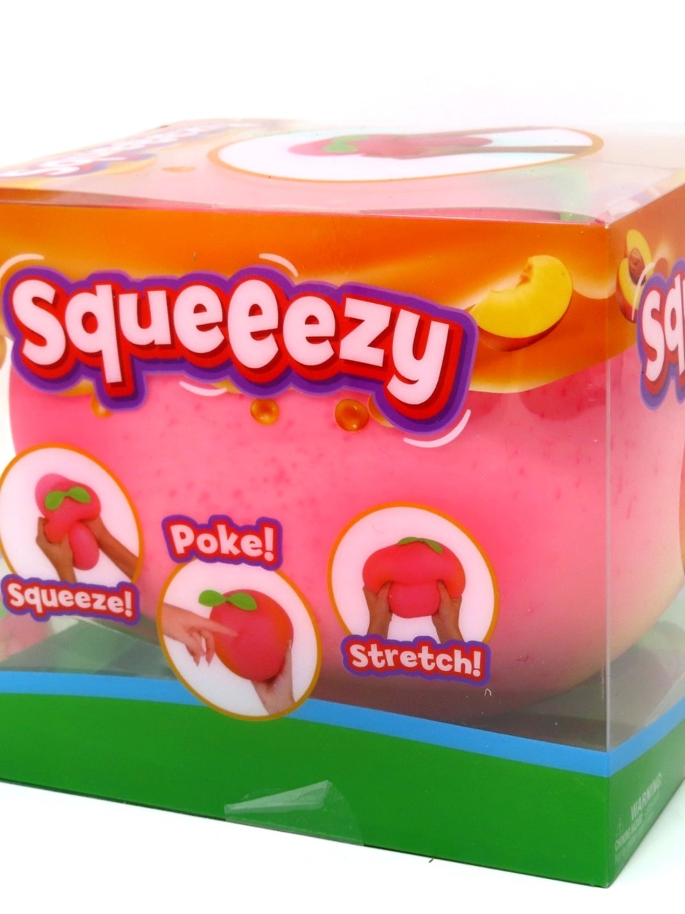 Squeezey Pink Peach Squeezy Sensory Toy